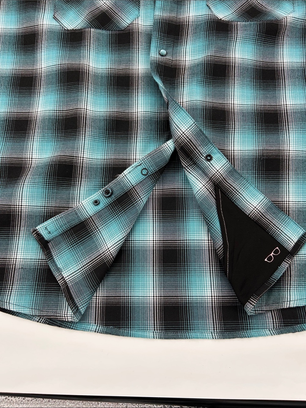 DIXXON Pensacola Flannel Plaid Shirt Men's Biker Blue Black 3X Lumberjack Punk - Picture 9 of 10